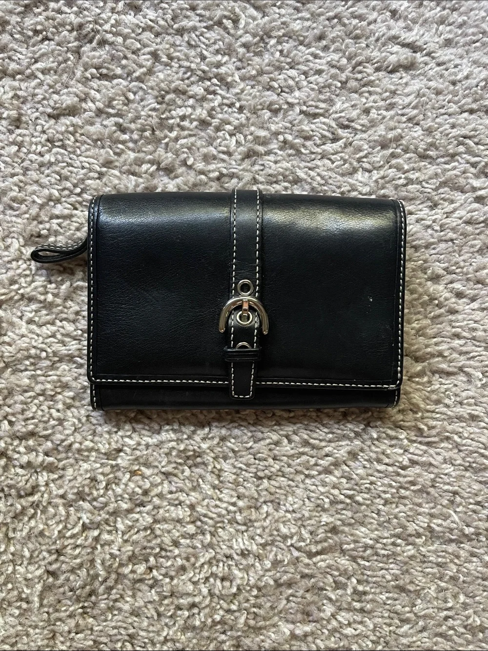 Coach Classic Black Leather Women's Wallet
